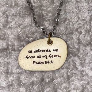 Psalm Stone Pendant